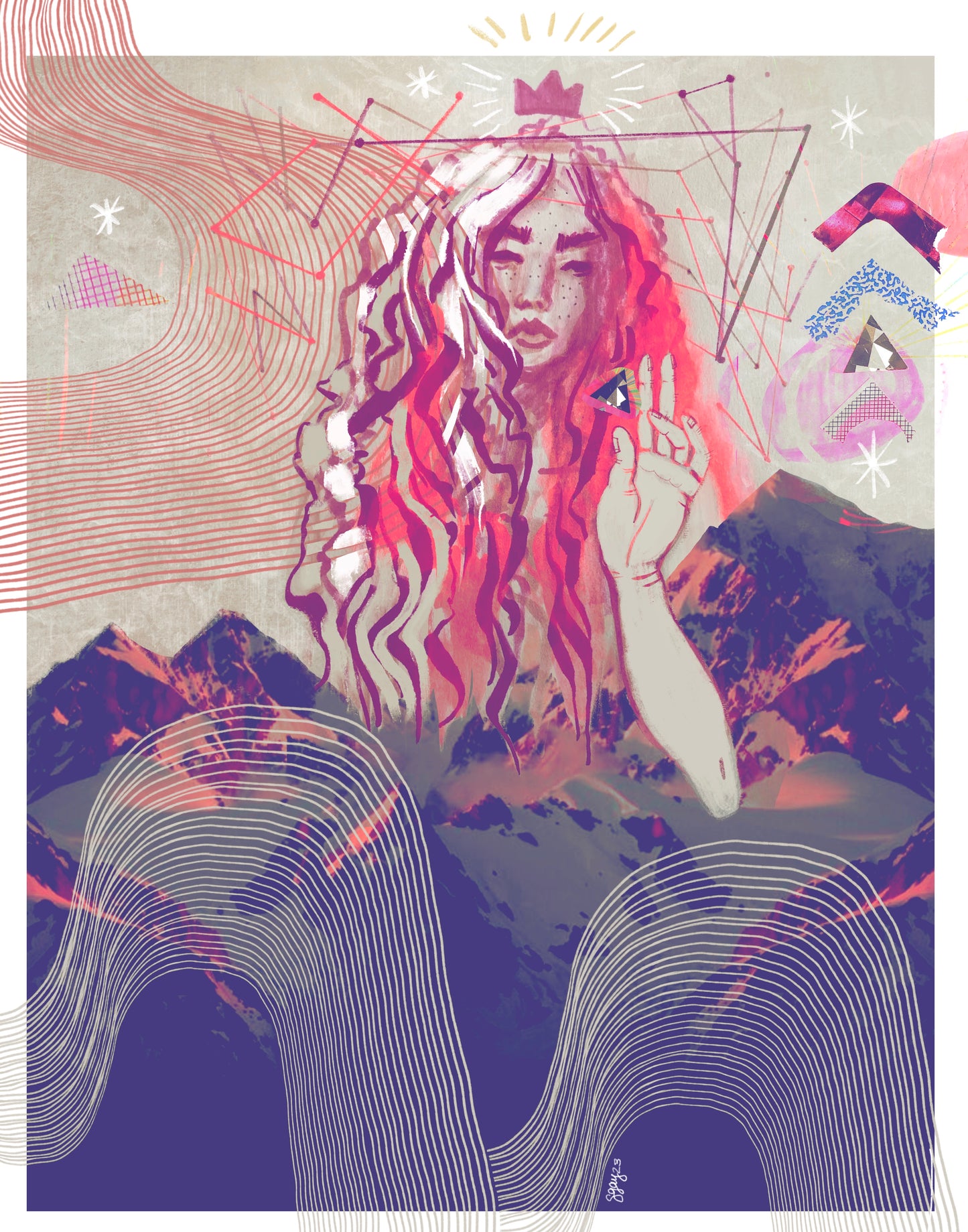 Not Linear 3 - (print)