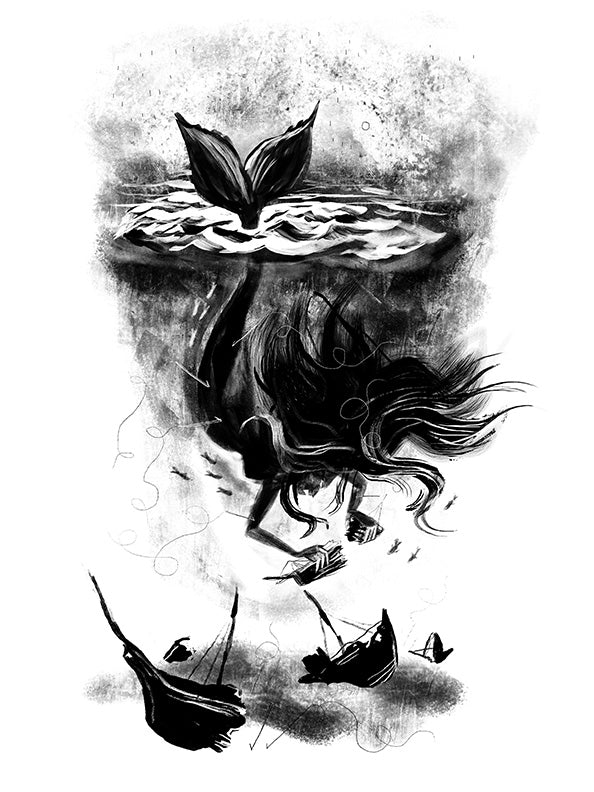 Mermaids Against the Tides I (print)