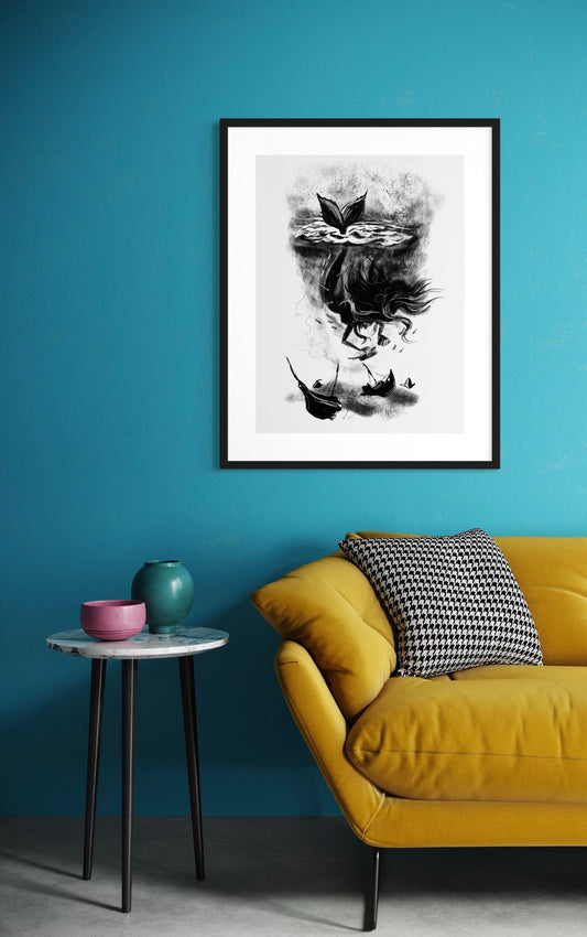 Mermaids Against the Tides I (print)
