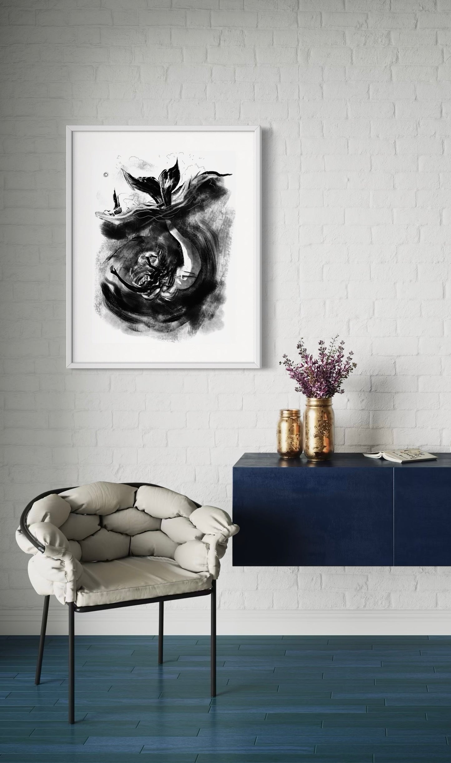 Mermaids Against the Tides II (print)